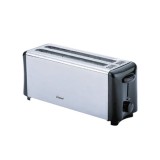 Ocean OBT022B Toaster Bread 4 Slice - Black and Silver