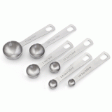 Stainless Steel Measuring Spoon - 6Pcs