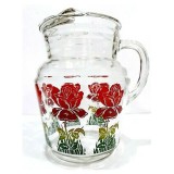 Printed Glass Jug