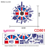 Decorative Clock DIY 3D Sticker Clock