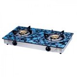 Walton WGS-GNS1 (LPG / NG) Glass Top Double Burner