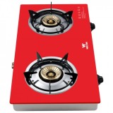 Walton WGS-GNS2 (LPG / NG) Glass Top Double Burner