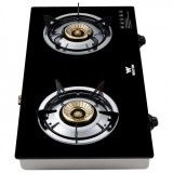 Walton WGS-GNS2 (LPG / NG) Glass Top Double Burner