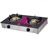 Walton WGS-GHT1 (LPG / NG) Purple Wing Glass Top Double Burner