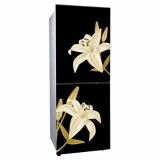 Transtec Top Mounted Refrigerator | TRK-269G Infinity Black(Floral) | 269L