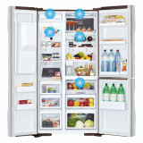 Hitachi Side by Side Refrigerator | R-S800GP2PB-GBK | 651 L